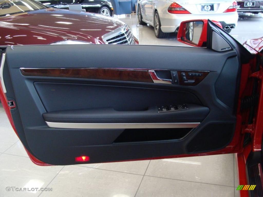 2011 Mercedes-Benz E 350 Coupe Black Door Panel Photo #47373038