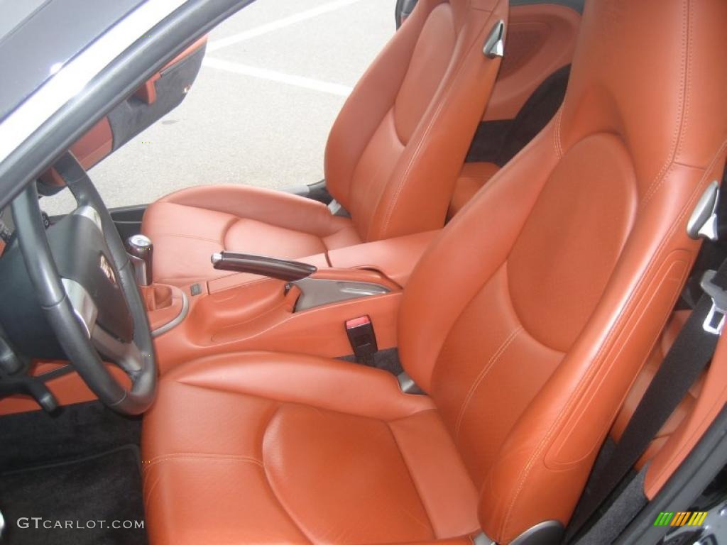 Black/Terracotta Interior 2007 Porsche 911 Targa 4 Photo #47373521