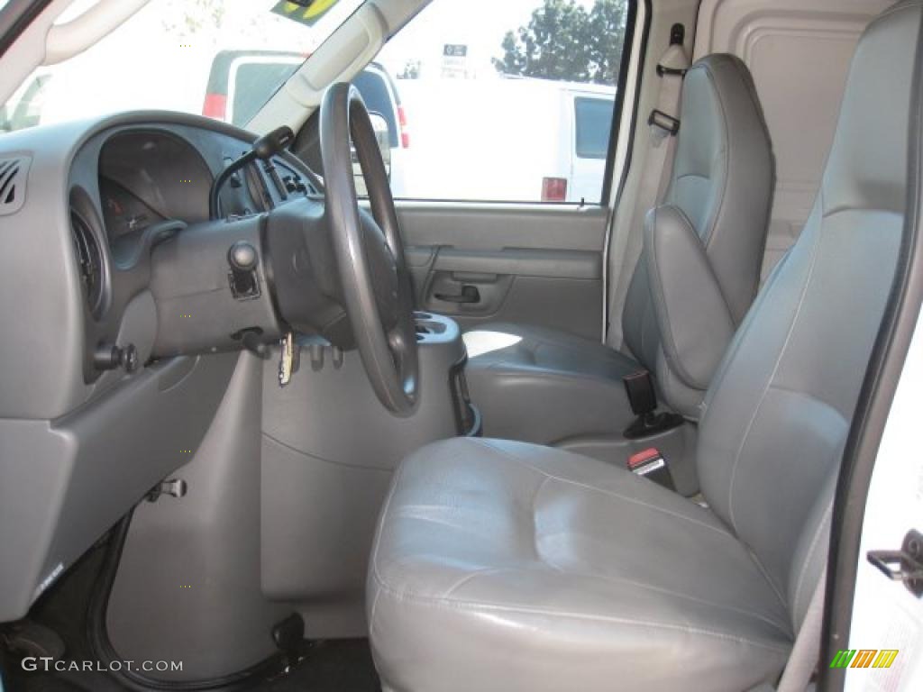 Medium Flint Interior 2003 Ford E Series Van E350 Super Duty Cargo Photo #47374670