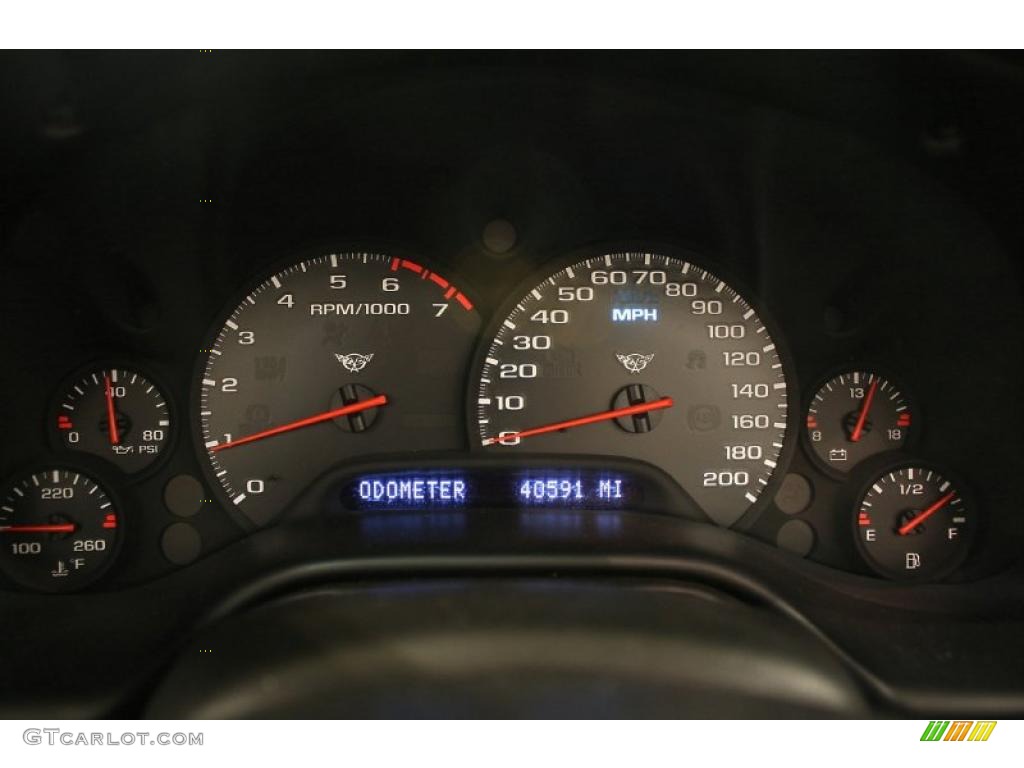 1999 Chevrolet Corvette Convertible Gauges Photo #47375486