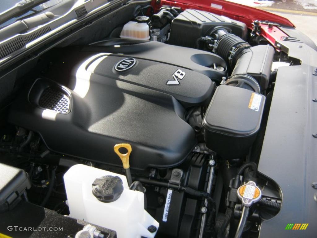 2009 Kia Borrego EX V8 4x4 4.6 Liter DOHC 32-Valve VVT V8 Engine Photo #47376734