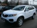 2011 Snow White Pearl Kia Sorento LX AWD  photo #1