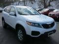 2011 Snow White Pearl Kia Sorento LX AWD  photo #16