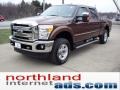 2011 Golden Bronze Metallic Ford F250 Super Duty XLT Crew Cab 4x4  photo #4