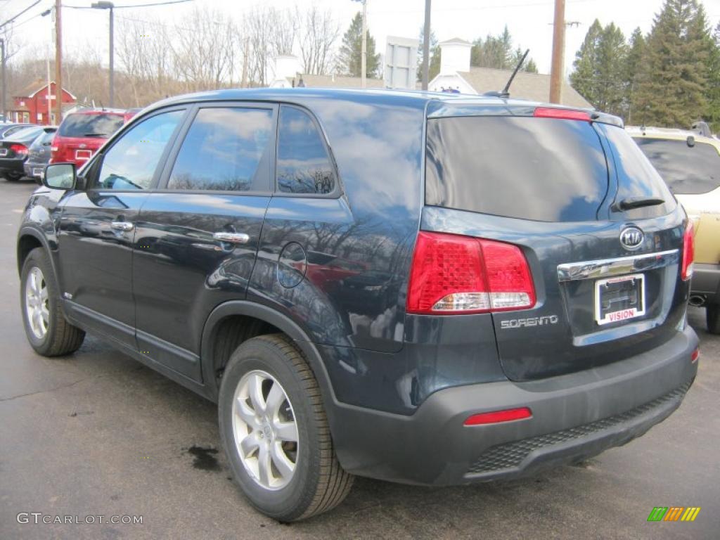 2011 Sorento LX AWD - Pacific Blue / Gray photo #12