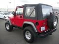 2004 Flame Red Jeep Wrangler X 4x4  photo #5