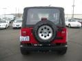 2004 Flame Red Jeep Wrangler X 4x4  photo #6