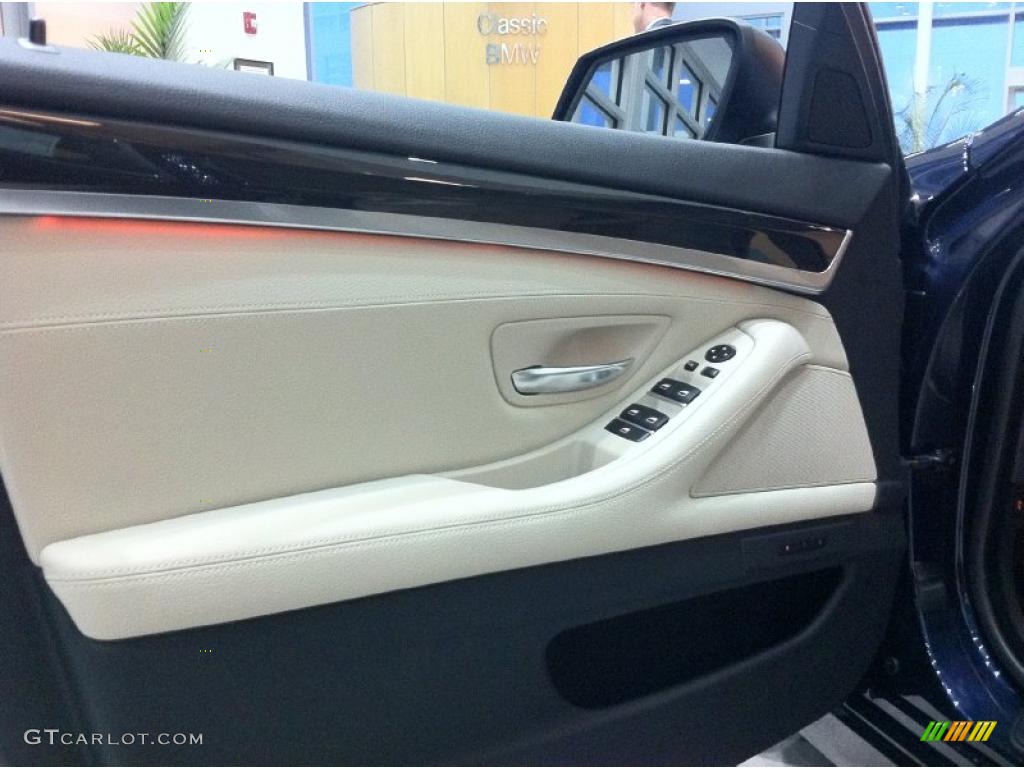 2011 5 Series 535i xDrive Sedan - Imperial Blue Metallic / Oyster/Black photo #7
