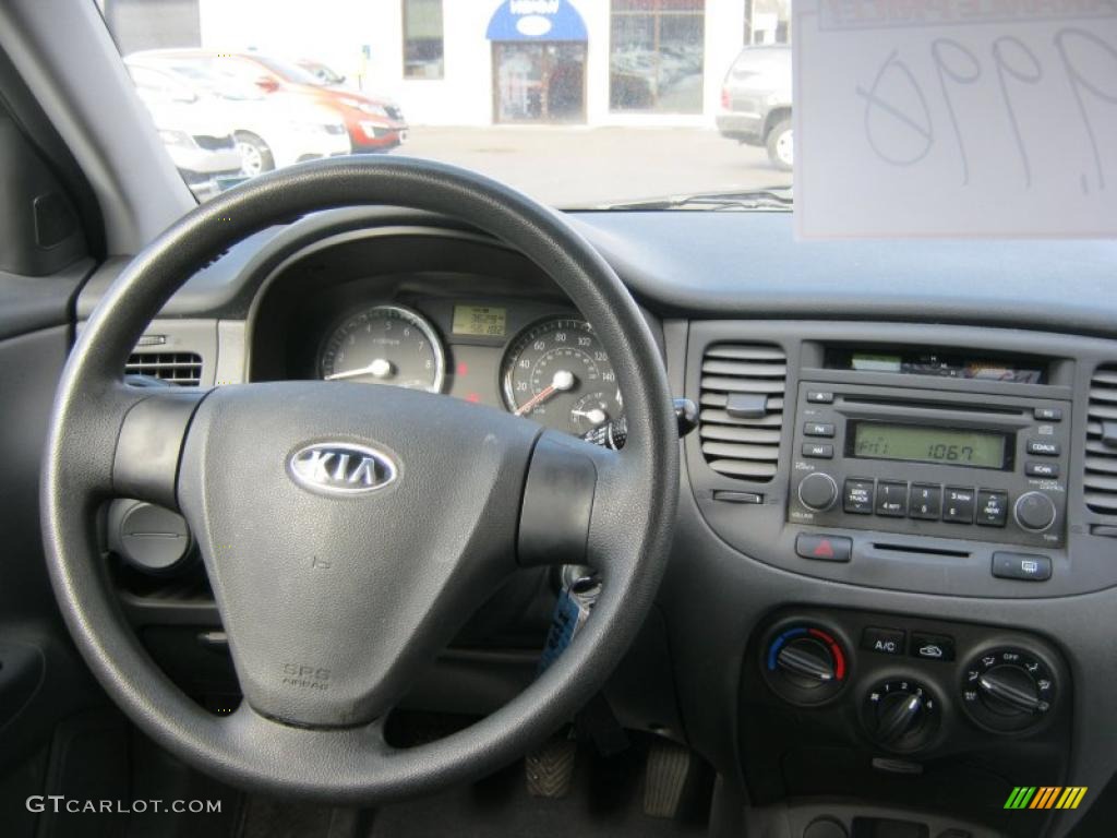 2008 Kia Rio Rio5 LX Hatchback Gray Dashboard Photo #47377949