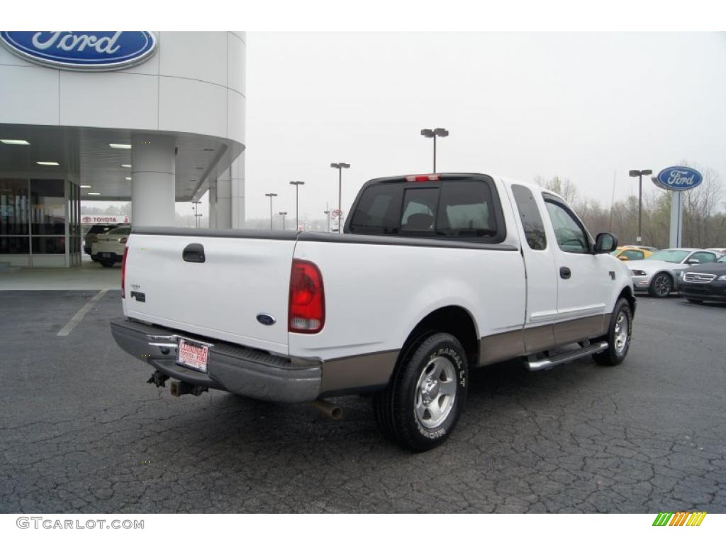 2004 F150 XLT Heritage SuperCab - Oxford White / Heritage Medium Parchment photo #3