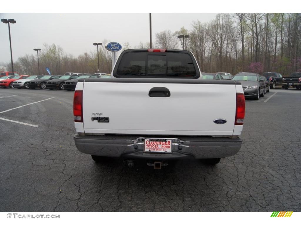 2004 F150 XLT Heritage SuperCab - Oxford White / Heritage Medium Parchment photo #4