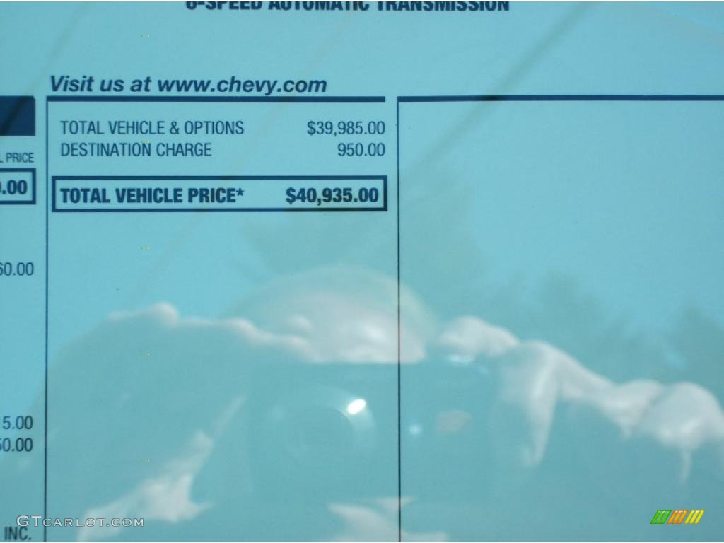 2011 Chevrolet Avalanche LS 4x4 Window Sticker Photo #47378597