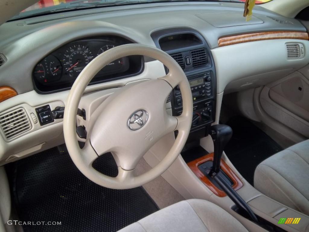 Ivory Interior 2002 Toyota Solara SE Coupe Photo #47379245