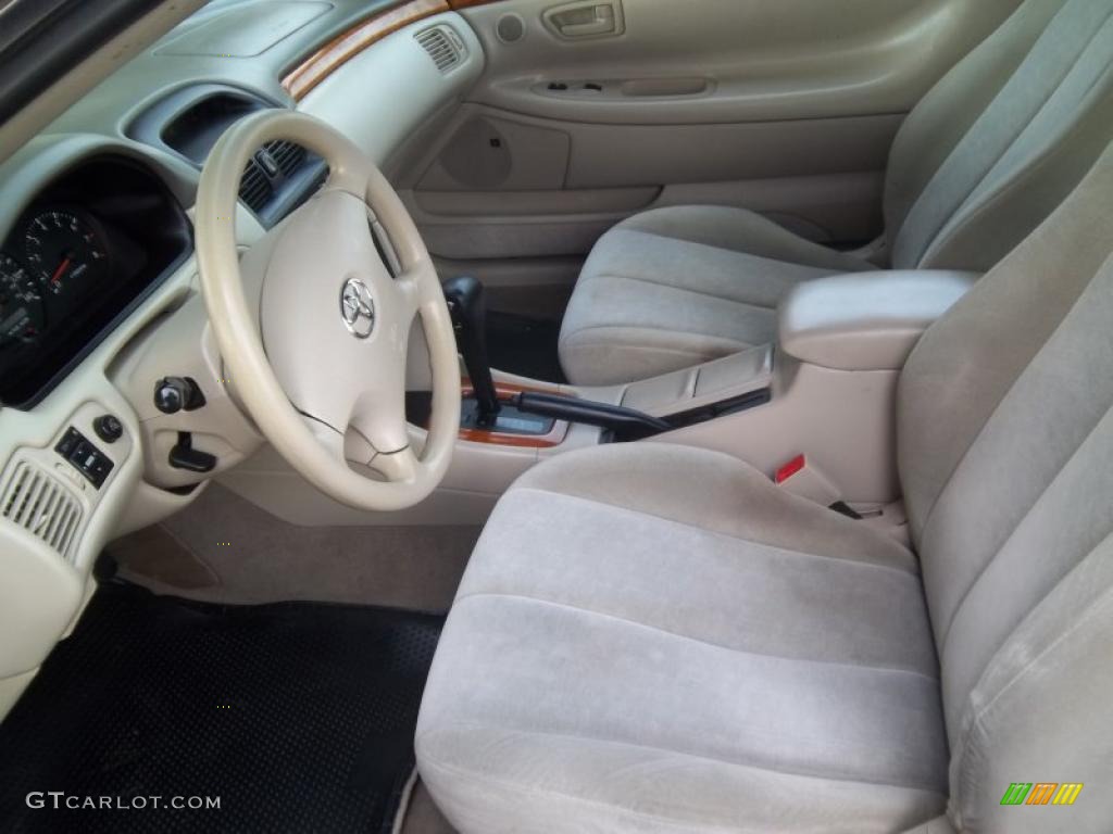 Ivory Interior 2002 Toyota Solara SE Coupe Photo #47379263