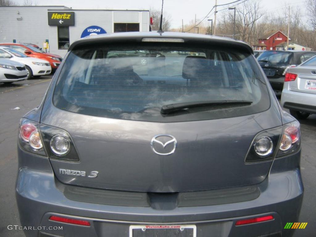 2008 MAZDA3 s Touring Hatchback - Galaxy Gray Mica / Black photo #14