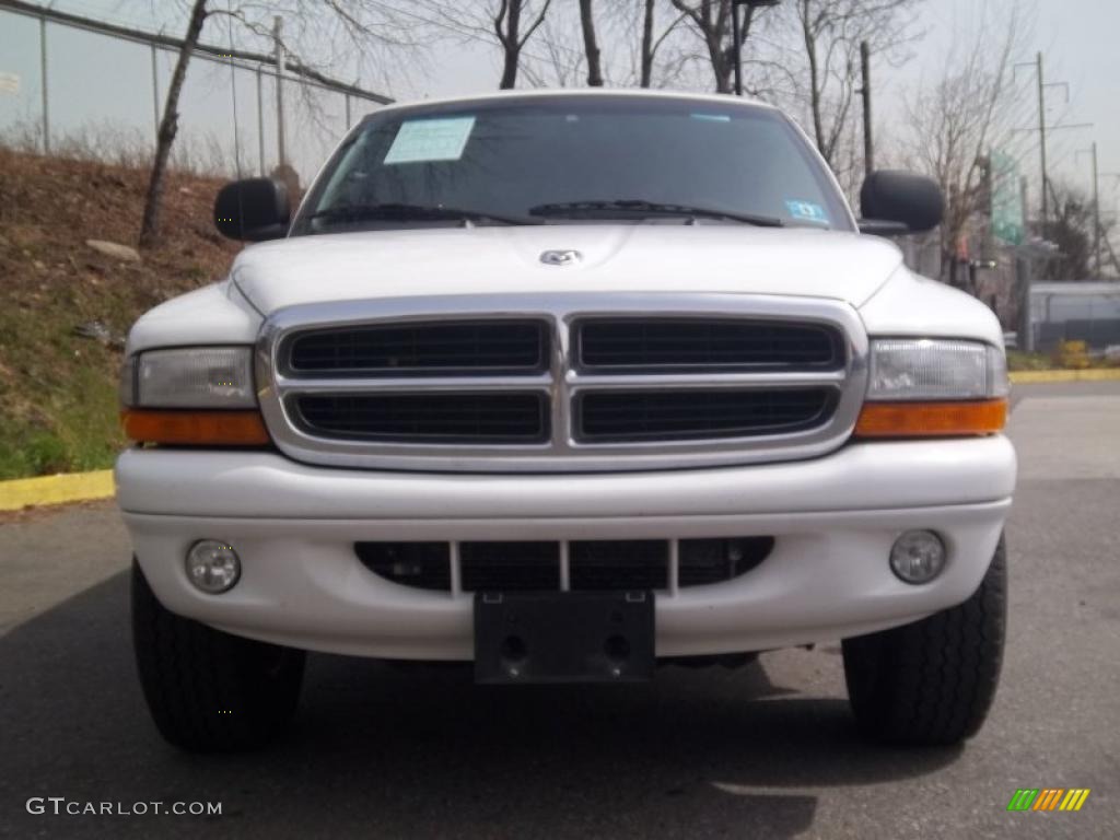 2000 Durango SLT 4x4 - Bright White / Agate Black photo #3