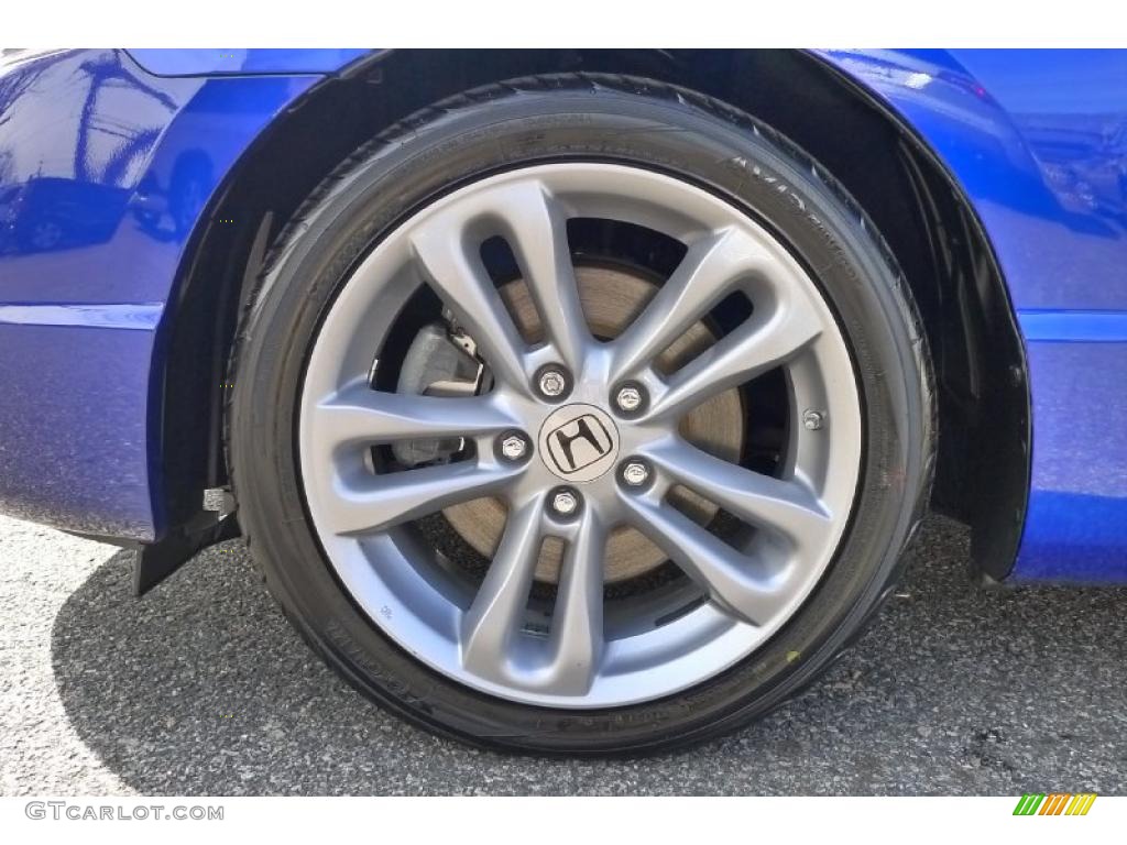 2008 Civic Si Coupe - Fiji Blue Pearl / Black photo #5