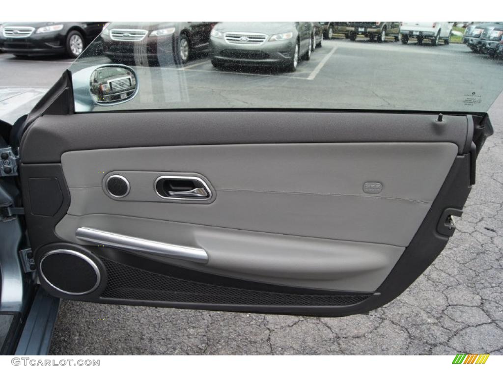 2004 Chrysler Crossfire Limited Coupe Dark Slate Gray/Medium Slate Gray Door Panel Photo #47380832