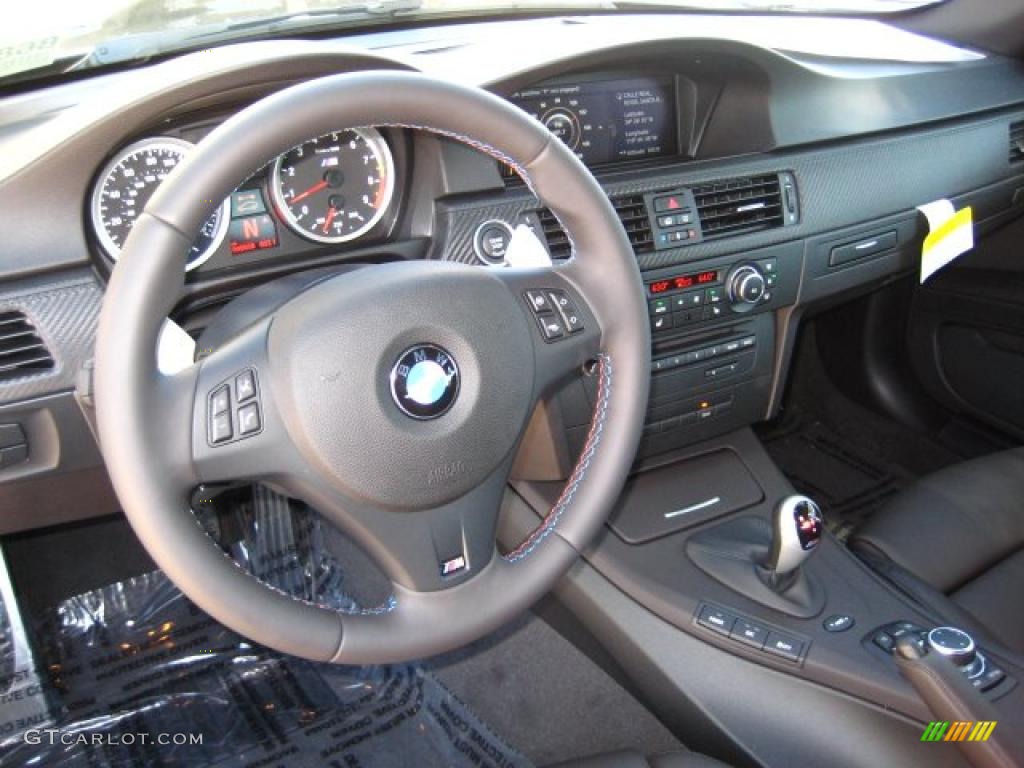 2011 BMW M3 Coupe Black Novillo Leather Dashboard Photo #47381411