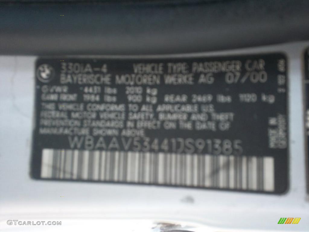 2001 3 Series 330i Sedan - Titanium Silver Metallic / Black photo #7