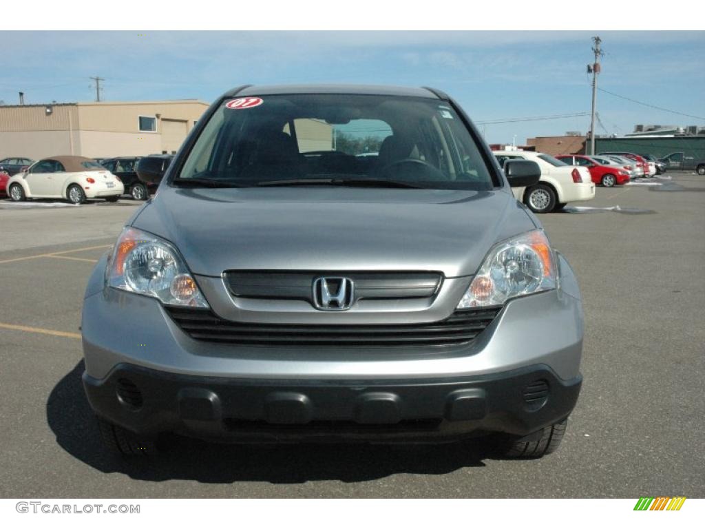 2007 CR-V LX 4WD - Whistler Silver Metallic / Gray photo #2