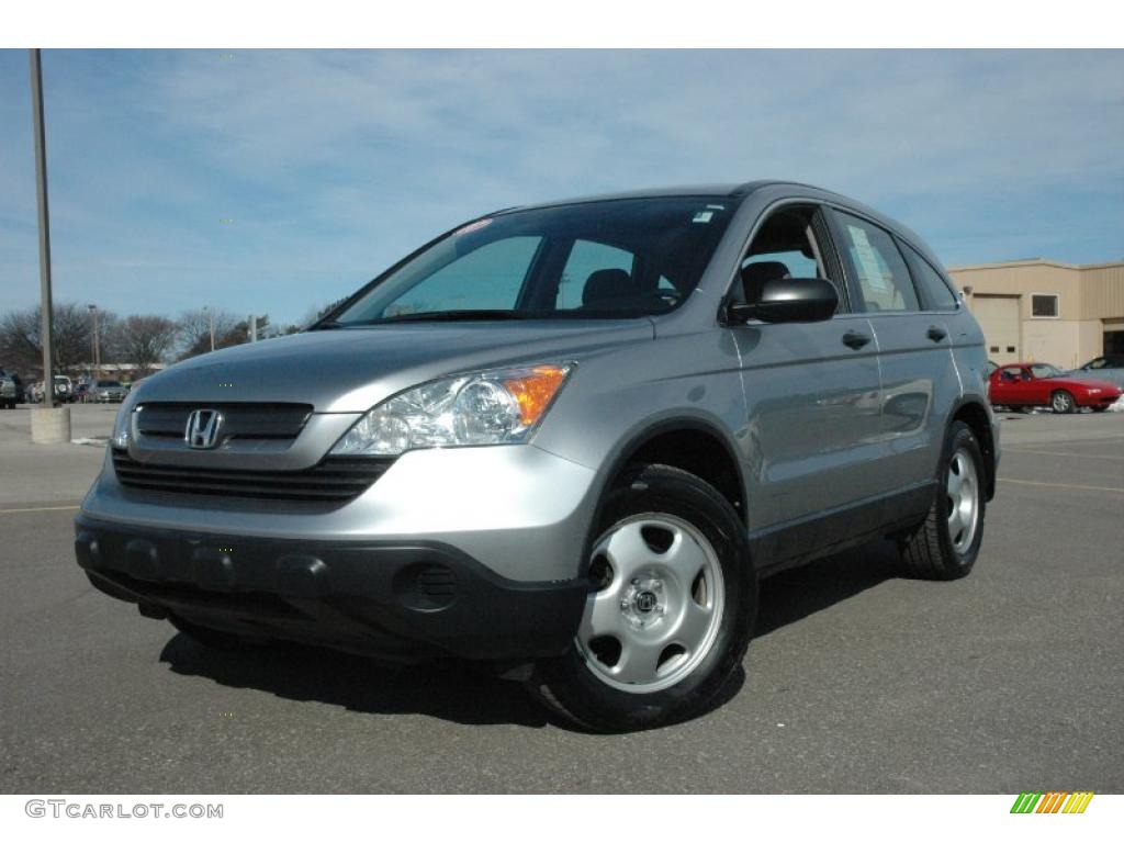 2007 CR-V LX 4WD - Whistler Silver Metallic / Gray photo #3