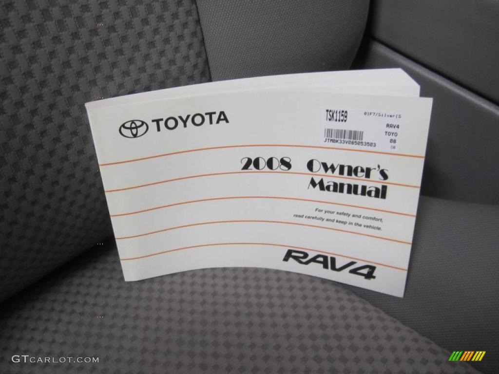 2008 RAV4 V6 4WD - Classic Silver Metallic / Ash photo #22