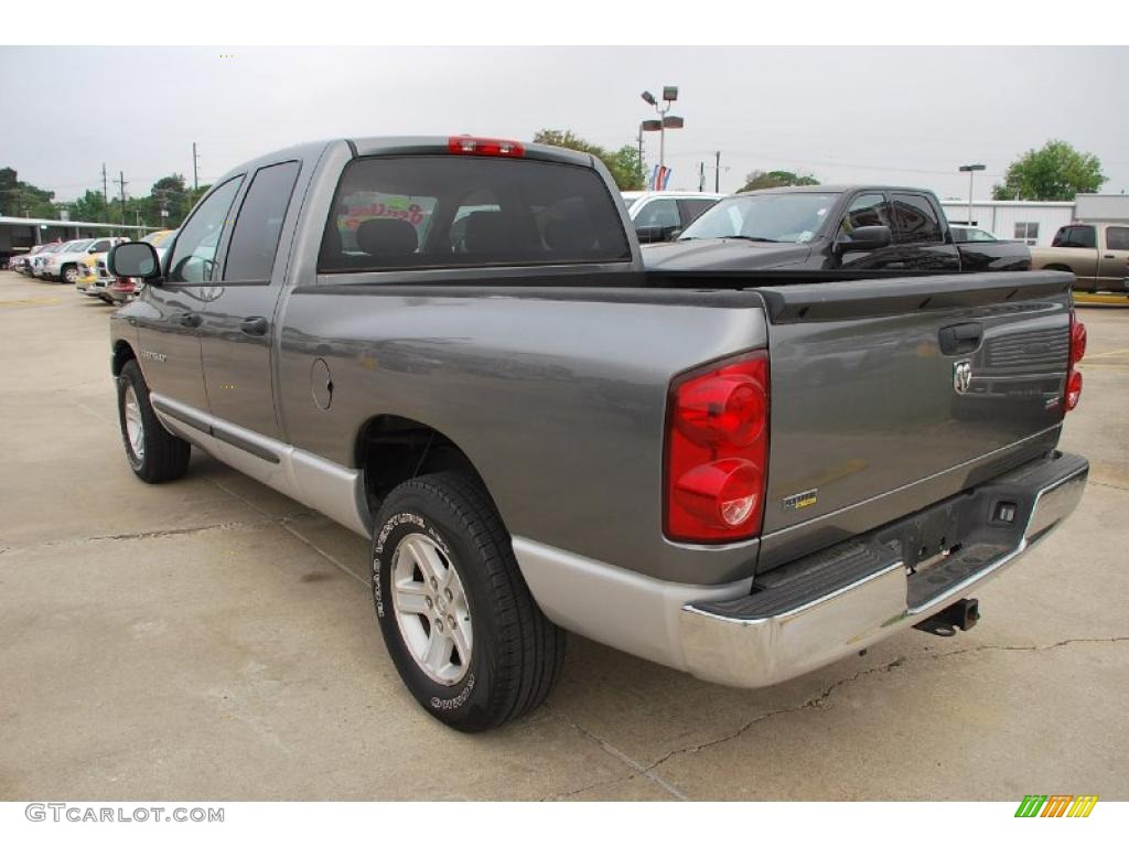 2007 Ram 1500 SLT Quad Cab - Mineral Gray Metallic / Medium Slate Gray photo #3