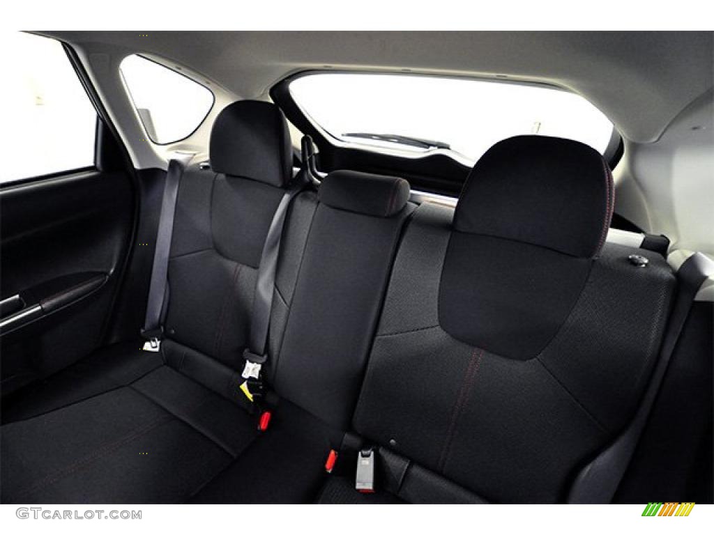 Carbon Black Interior 2011 Subaru Impreza WRX Wagon Photo #47385005