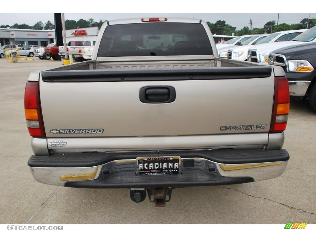 2002 Silverado 1500 LS Extended Cab - Light Pewter Metallic / Graphite Gray photo #4