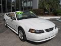 2004 Oxford White Ford Mustang V6 Convertible  photo #1