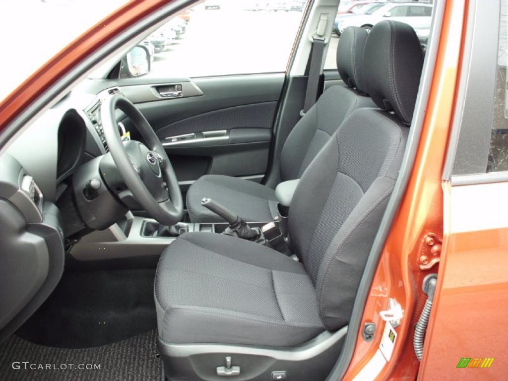 Black Interior 2011 Subaru Forester 2.5 X Premium Photo #47385614