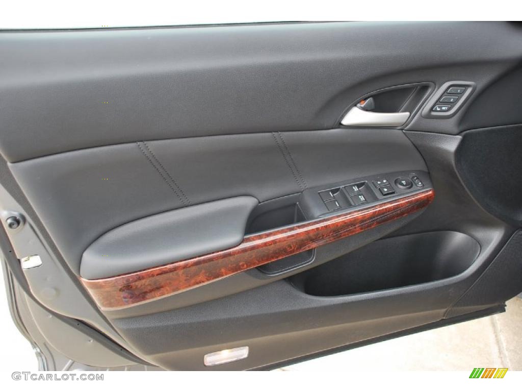 2010 Honda Accord Crosstour EX-L Black Door Panel Photo #47386478