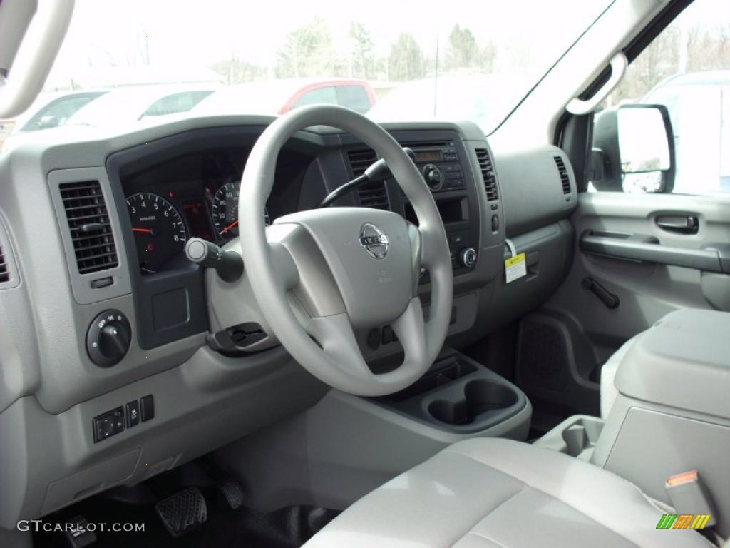 Charcoal Interior 2012 Nissan NV 2500 HD S High Roof Photo #47386652