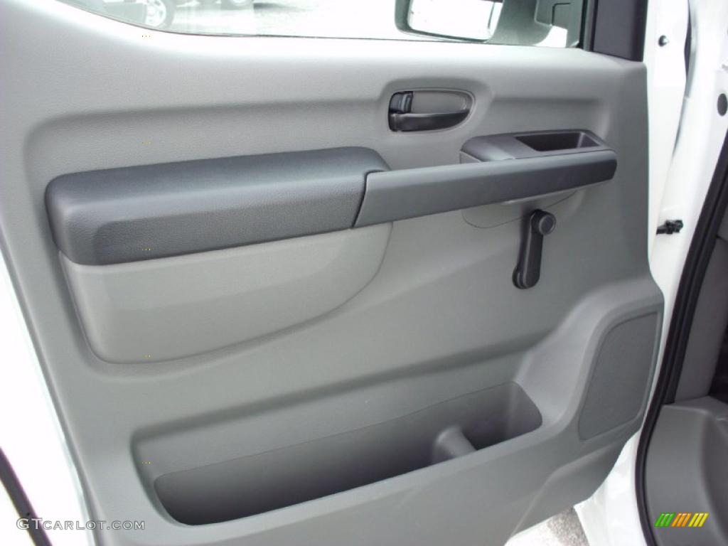 2012 Nissan NV 2500 HD S High Roof Charcoal Door Panel Photo #47386667
