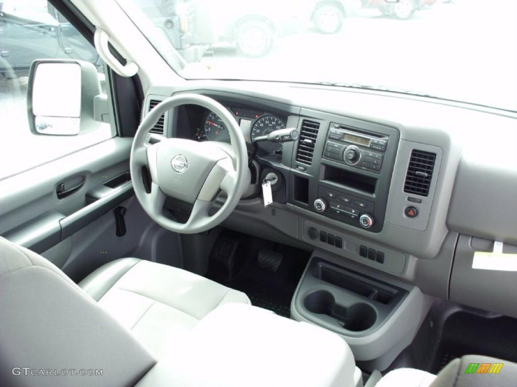Charcoal Interior 2012 Nissan NV 2500 HD S High Roof Photo #47386682