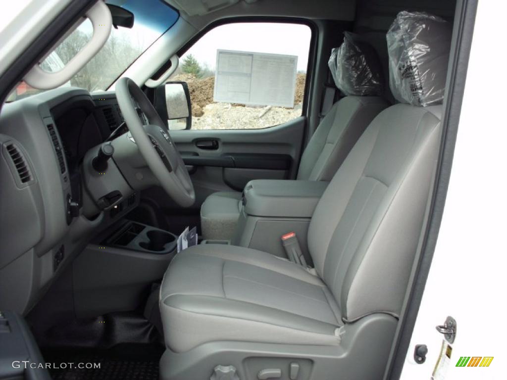 Charcoal Interior 2012 Nissan NV 2500 HD SV High Roof Photo #47386796