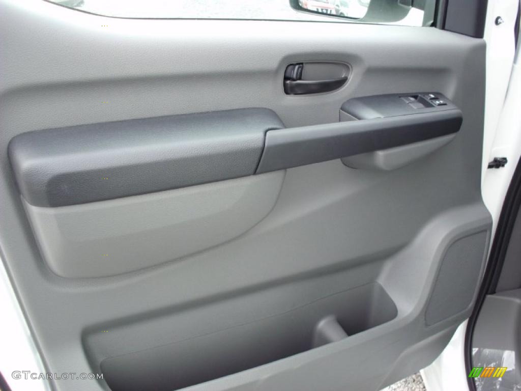 2012 Nissan NV 2500 HD SV High Roof Charcoal Door Panel Photo #47386958