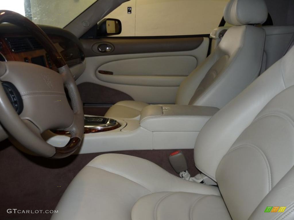 Ivory Interior 2006 Jaguar XK XKR Convertible Photo #47387003