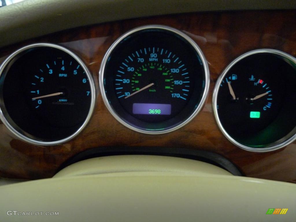 2006 Jaguar XK XKR Convertible Gauges Photo #47387171