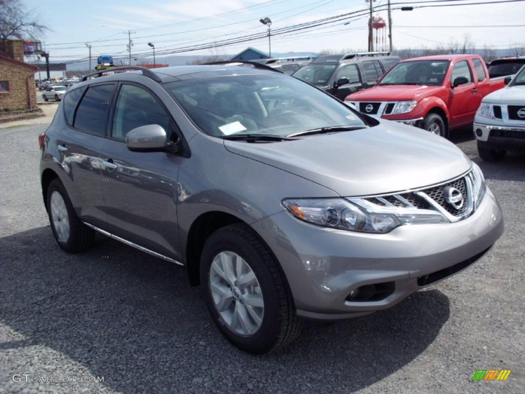 2011 Murano SL AWD - Platinum Graphite / Black photo #11