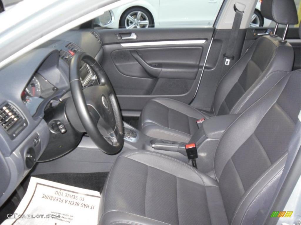 Anthracite Interior 2009 Volkswagen Jetta Wolfsburg Edition Sedan Photo #47387288