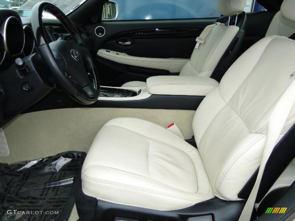 Ecru/Black Interior 2009 Lexus SC 430 Pebble Beach Edition Convertible Photo #47387297
