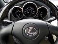 2009 Lexus SC Ecru/Black Interior Steering Wheel Photo