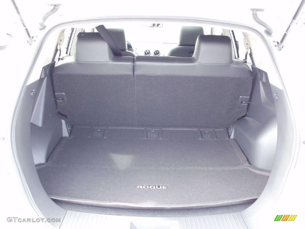 2011 Rogue SL AWD - Pearl White / Black photo #15