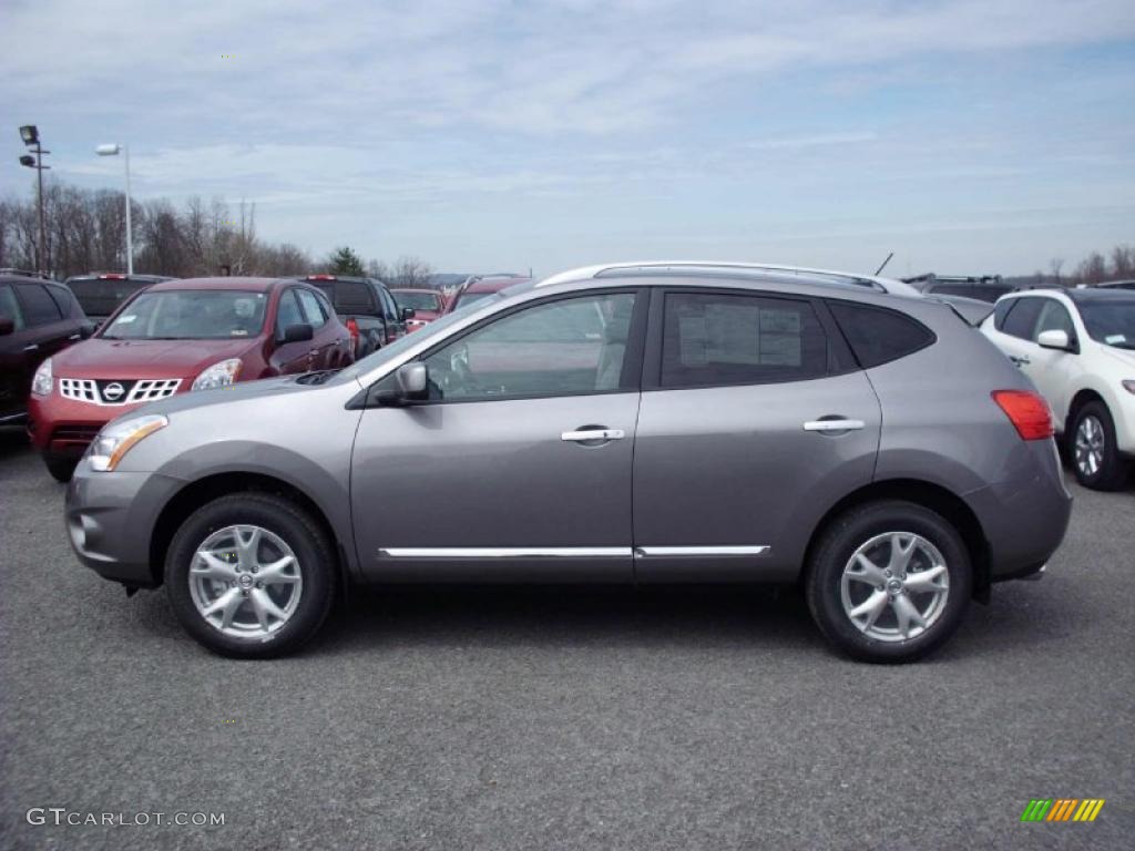 2011 Rogue SV AWD - Platinum Graphite / Gray photo #2