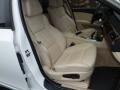 Cream Beige Dakota Leather 2008 BMW 5 Series 535i Sedan Interior Color