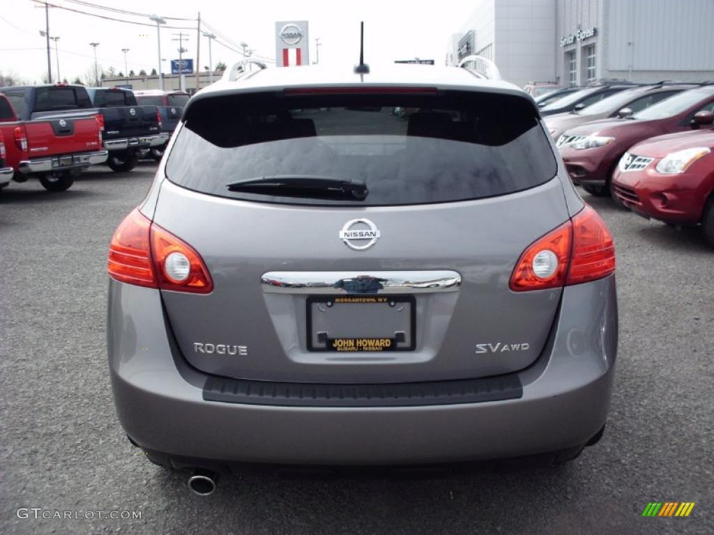 2011 Rogue SV AWD - Platinum Graphite / Gray photo #8