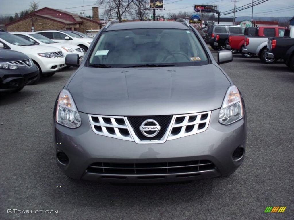 2011 Rogue SV AWD - Platinum Graphite / Gray photo #11