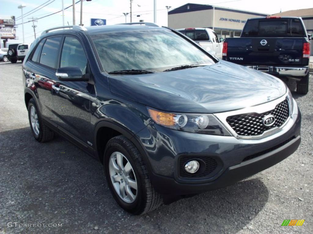 Pacific Blue 2011 Kia Sorento LX AWD Exterior Photo #47388404